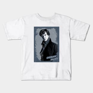 Sherlock Holmes Poster Art Kids T-Shirt